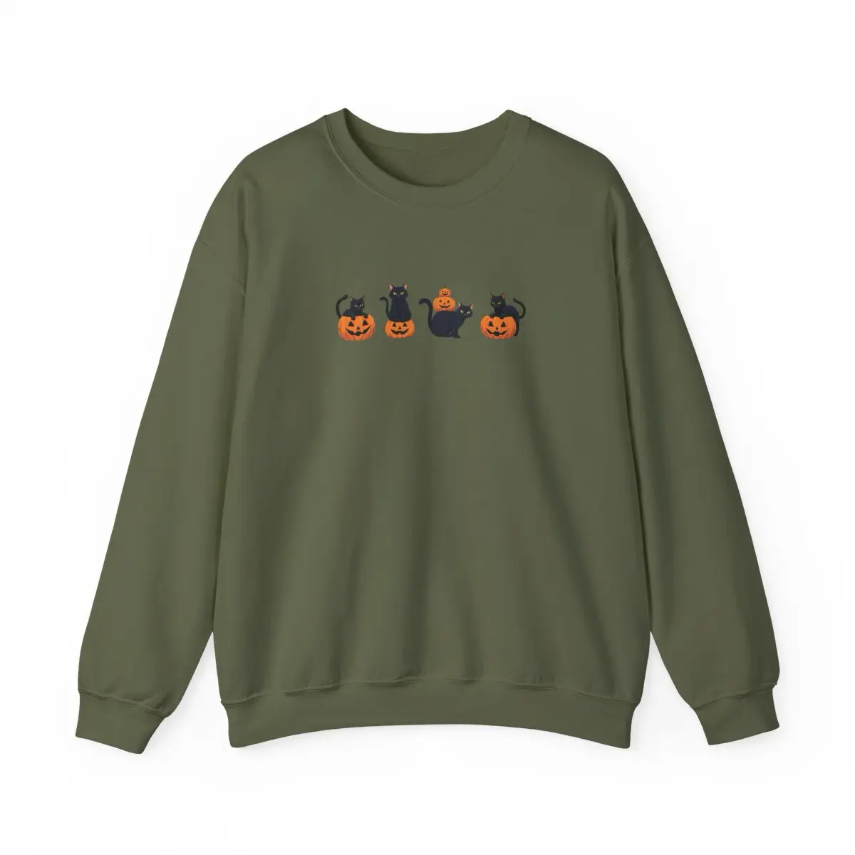Cats + Pumpkins Crewneck