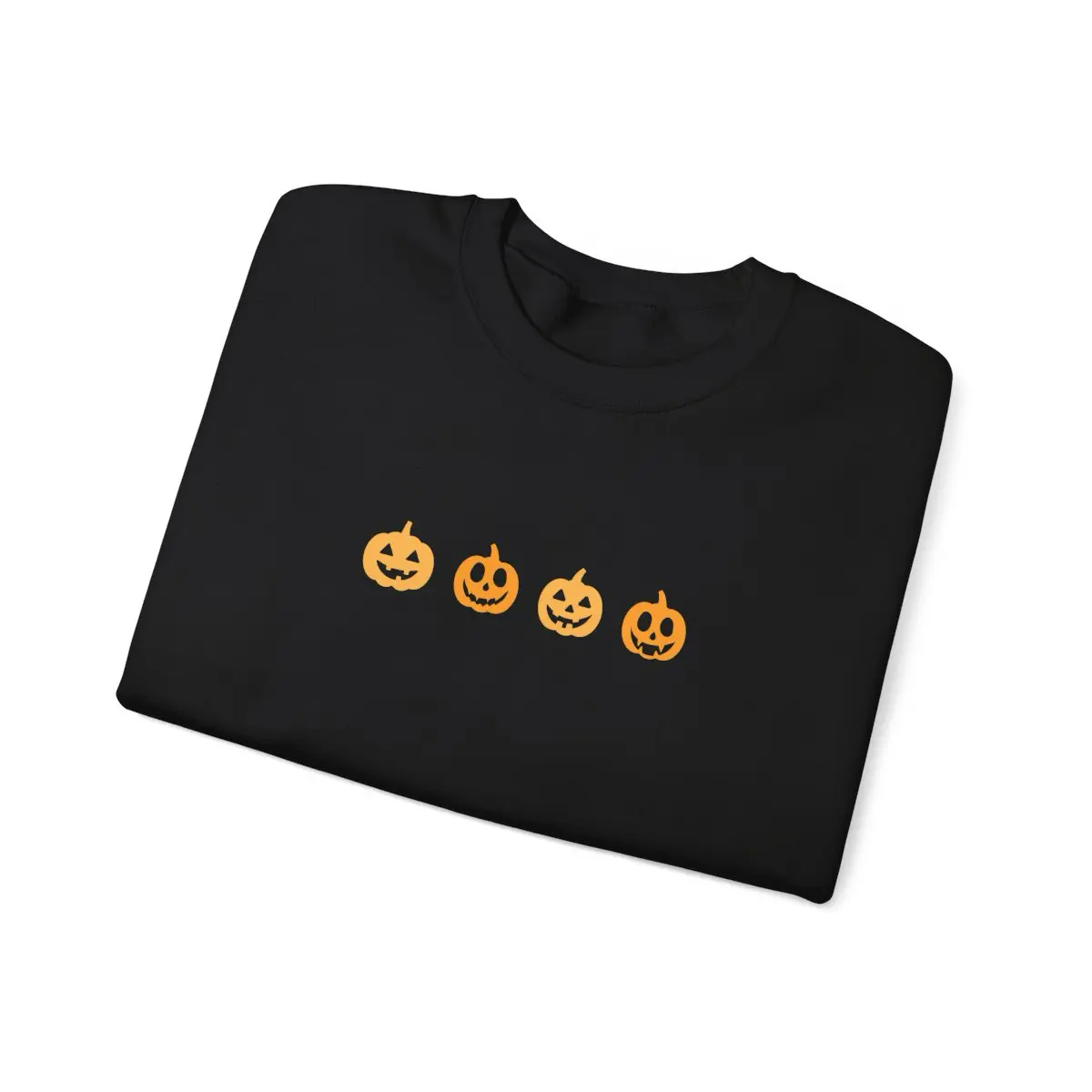 Pumpkin Sweater - Black Folded